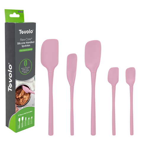 "Flex-Core" All Silicone Spatula Set 5