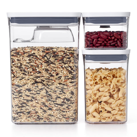 Pop 3-Piece Rectangle Set With Scoop