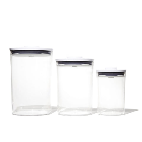 Pop 2.0 3-Piece Round Canister Set