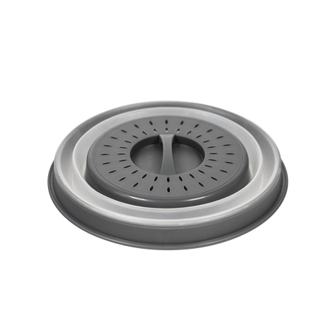 Small Microwave Collapsible Food Cover 21.5cm Dia. - Charcoal