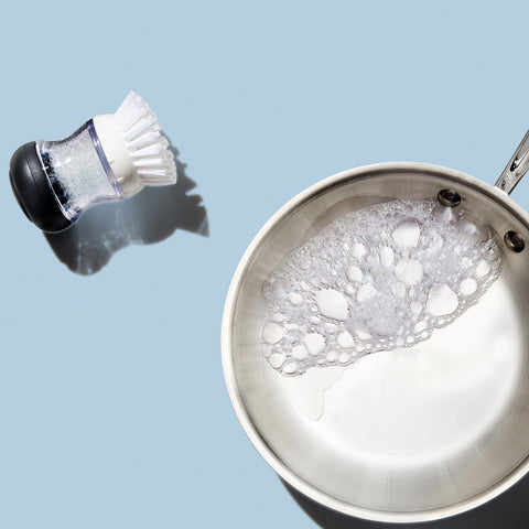 Soap Dispensing Palm Brush