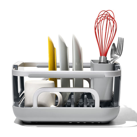 Over-the-Sink Aluminum Dish Rack