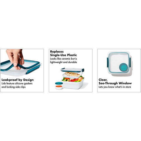 Prep & Go Salad Container