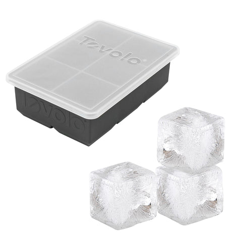 King Cube Ice Tray with Lid - Charcoal