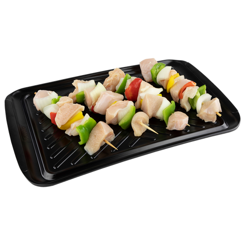 Tovolo Large Prep & Serve BBQ Trays Set 2 - Black/White