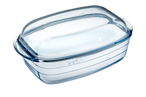Rectangular Casserole With Lid 37x22cm - 6.5L