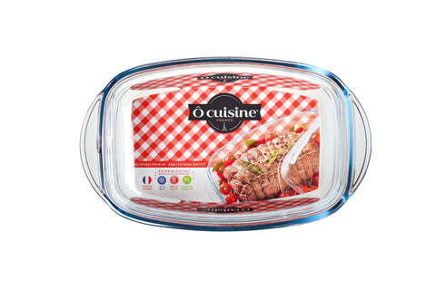 Rectangular Casserole With Lid 37x22cm - 6.5L