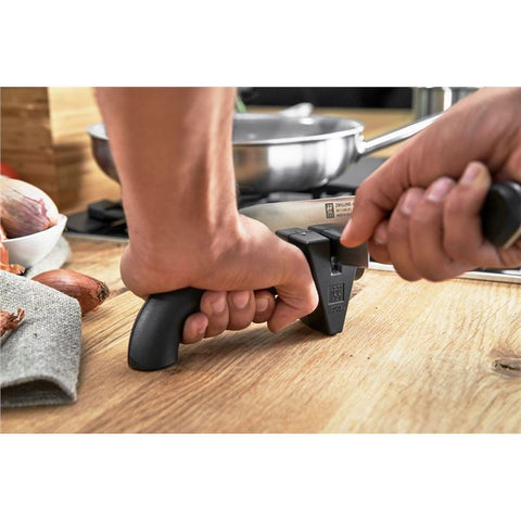 TWINSHARP Knife Sharpener - Black