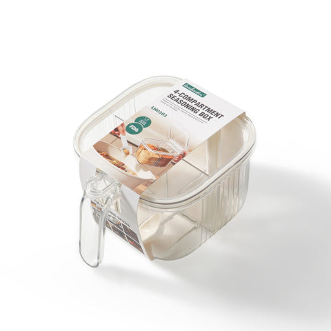 Loveharbor 4 Compartment Seasoning Box