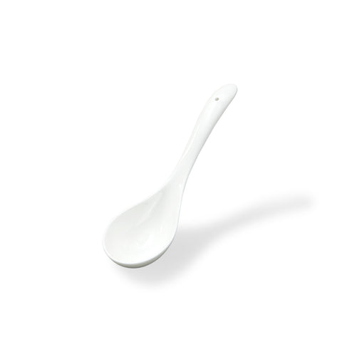 Loveharbor White Porcelain Soup Spoon