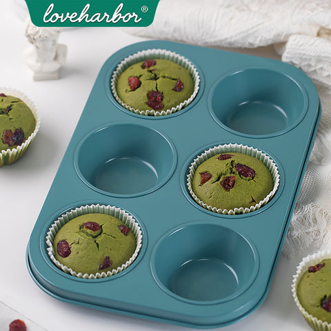 Loveharbor Green Earth Non-Stick Muffin Pan