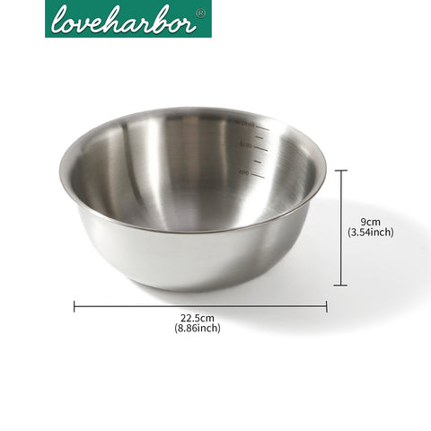 Loveharbor Mixing Bowl201 S/Steel