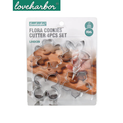 Loveharbor Flora Cookies Cutter Set