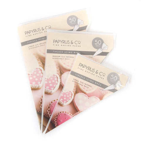 Tipless Icing Bags - Medium 13" (Pack of 50)