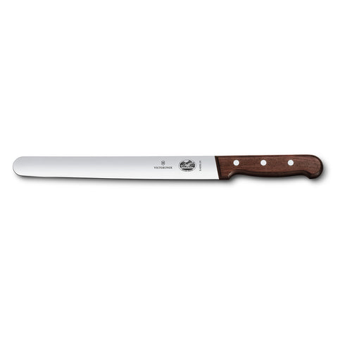 Slicing Knife Round Plane Edge 30cm - Rosewood