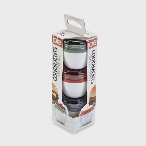 Condiments On The Go 3 Piece - Terracotta