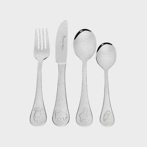 Childrens Cutlery Australian Animals 4Pc Set