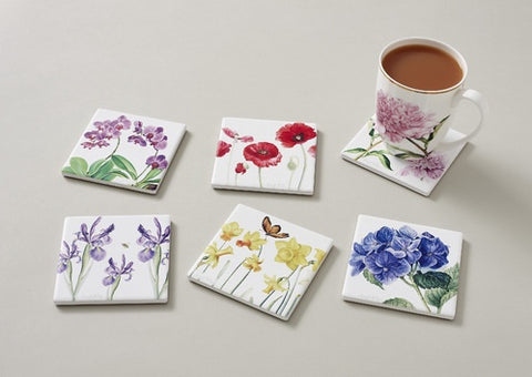 Jenny Phillips Ceramic Coasters assorted Colour