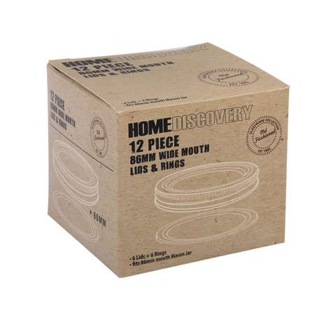 Preserving Lids & Rings Wide Mouth Pack 6