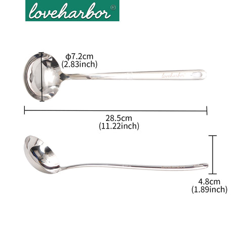 Loveharbor Stainless Steel Soup Spoon - Stainless