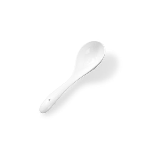 Loveharbor White Porcelain Soup Spoon