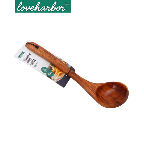 Loveharbor Wooden Soup Ladle