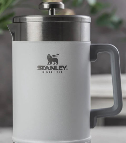 Vacuum French Press Polar Stainless Steel White