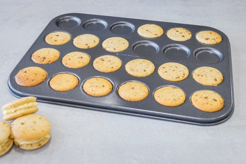 Heavy Base Mini Macaron Pan 24 Cup