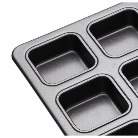 Heavy Base Square Brownie Pan 12 Cup