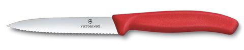 Swiss Classic Paring Knife, 10cm, Wavy Edge