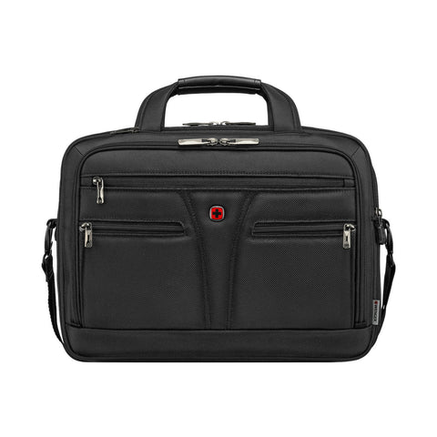 BC Star Expandable 14-16 Laptop Briefcase - Black