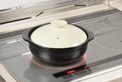Pearl Life IH Compatible Earthenware Pot No.8
