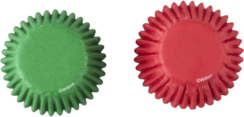 Red & Green Mini Baking Cups