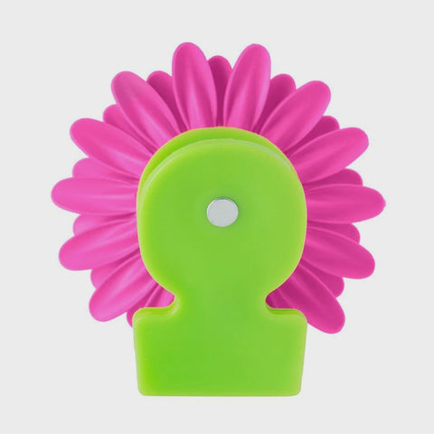 Vigar Flower Power Pink Magnet Clip 3Piece