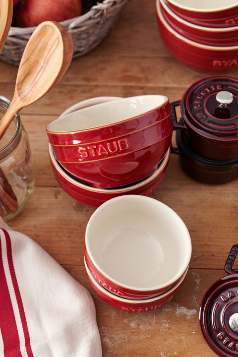 Ceramic Round Bowl Cherry - 14cm