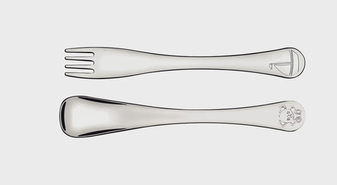 Le Petit 2-Piece Stainless Steel Children Flatware Set for Boys