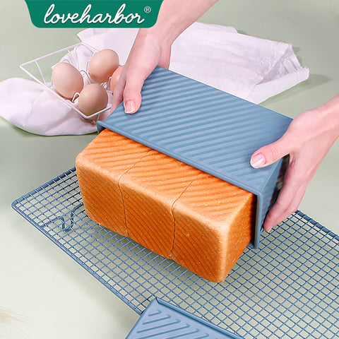 Loveharbor Green Earth Non-Stick Covered Loaf Pan