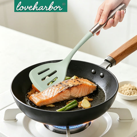 Loveharbor Premium Silicone Slotted Spatula