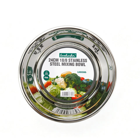 Loveharbor 18/8 Stainless Steel Mixing Bowl
