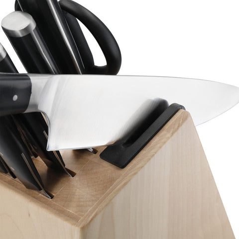11pc Knife Set + Block with built in Sharpener