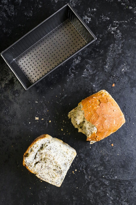 Crusty Bake Box Sided Loaf Pan 16x10x7cm