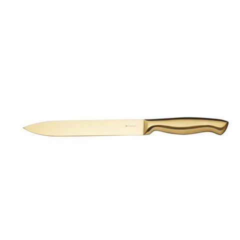 Metallic 5pc Knife + Block Set