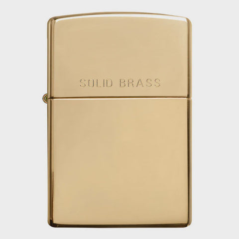 High Polished Brass With Solid Brass Etch