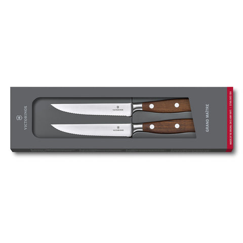 Grand Maitre Wood Steak Knife Set - 2 Sets