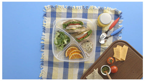 3 Section Lunch Container - 750ml