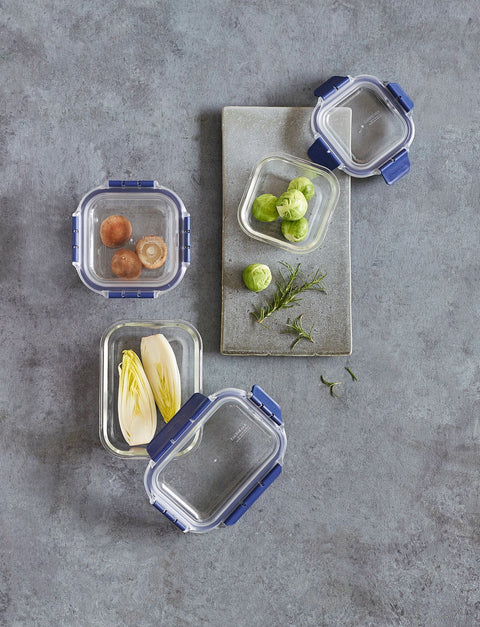 Top Class Glass with Tritan Lid Rectangular - 2L