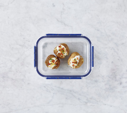 Top Class Glass with Tritan Lid Rectangular - 2L