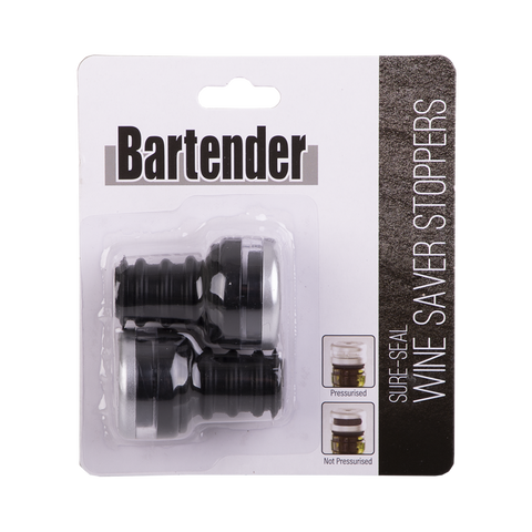 Sure-Seal Wine Saver Stoppers Set 2