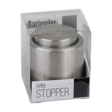 Stainless Steel Wine Stopper - Satin