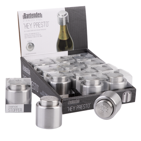 Stainless Steel Champagne Stopper (Cdu 12)